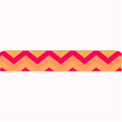 Chevron Peach Small Bar Mats by ImpressiveMoments