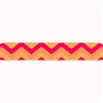 Chevron Peach Small Bar Mats 24 x4  Bar Mat