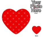 Cute Seamless Tile Pattern Gifts Multi-purpose Cards (Heart)  Back 1