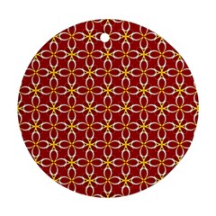 Cute Seamless Tile Pattern Gifts Ornament (round)  by GardenOfOphir