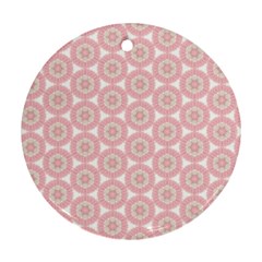 Cute Seamless Tile Pattern Gifts Ornament (Round) 