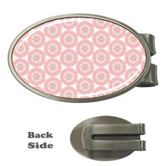 Cute Seamless Tile Pattern Gifts Money Clips (oval) 