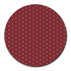 Cute Seamless Tile Pattern Gifts Round Mousepads by GardenOfOphir