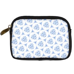 Sweet Doodle Pattern Blue Digital Camera Cases by ImpressiveMoments