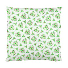 Sweet Doodle Pattern Green Standard Cushion Cases (Two Sides) 