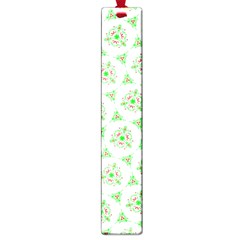 Sweet Doodle Pattern Green Large Book Marks by ImpressiveMoments