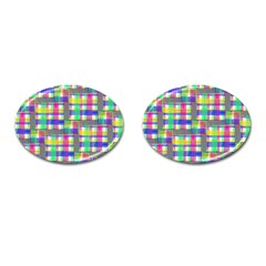 Doodle Pattern Freedom  Cufflinks (oval) by ImpressiveMoments