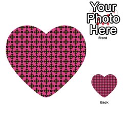 Cute Seamless Tile Pattern Gifts Multi-purpose Cards (heart) 