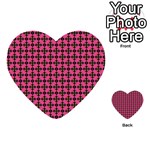 Cute Seamless Tile Pattern Gifts Multi-purpose Cards (Heart)  Front 1