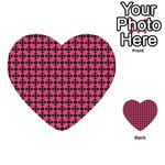 Cute Seamless Tile Pattern Gifts Multi-purpose Cards (Heart)  Back 33