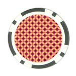 Cute Seamless Tile Pattern Gifts Poker Chip Card Guards Back