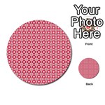 Cute Seamless Tile Pattern Gifts Multi-purpose Cards (Round)  Back 51