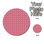 Cute Seamless Tile Pattern Gifts Multi-purpose Cards (Round)  Front 12