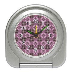 Cute Seamless Tile Pattern Gifts Travel Alarm Clocks