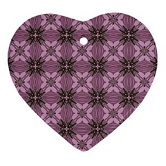 Cute Seamless Tile Pattern Gifts Heart Ornament (2 Sides) by GardenOfOphir