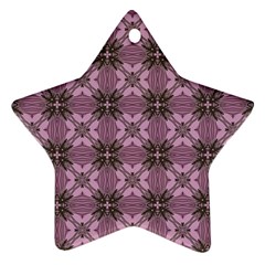 Cute Seamless Tile Pattern Gifts Star Ornament (Two Sides) 