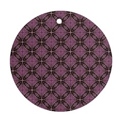 Cute Seamless Tile Pattern Gifts Ornament (round)  by GardenOfOphir