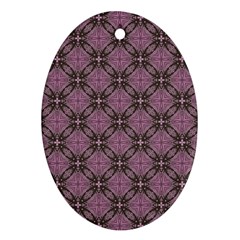 Cute Seamless Tile Pattern Gifts Ornament (oval)  by GardenOfOphir