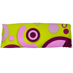 Florescent Yellow Pink Abstract  Body Pillow Cases (dakimakura) 