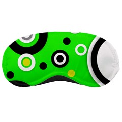 Florescent Green Yellow Abstract  Sleeping Masks by OCDesignss