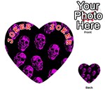 Purple Skulls  Playing Cards 54 (Heart)  Front - Joker2