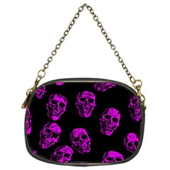 Purple Skulls  Chain Purses (two Sides)  by ImpressiveMoments