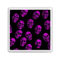 Purple Skulls  Memory Card Reader (square)  by ImpressiveMoments