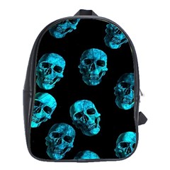 Skulls Blue School Bags (xl)  by ImpressiveMoments