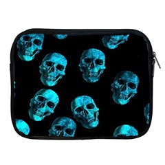 Skulls Blue Apple Ipad 2/3/4 Zipper Cases by ImpressiveMoments