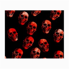 Skulls Red Small Glasses Cloth by ImpressiveMoments