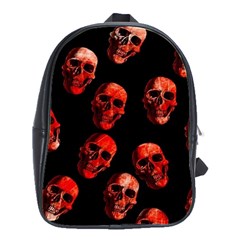 Skulls Red School Bags(large)  by ImpressiveMoments