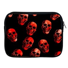 Skulls Red Apple Ipad 2/3/4 Zipper Cases by ImpressiveMoments