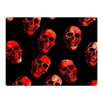 Skulls Red Double Sided Flano Blanket (Mini)  35 x27  Blanket Front
