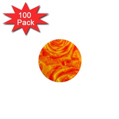 Gorgeous Roses, Orange 1  Mini Magnets (100 pack) 