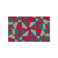 Shapes In Squares Pattern Sticker Rectangular (10 Pack) by LalyLauraFLM