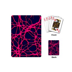 Hot Web Pink Playing Cards (mini)  by ImpressiveMoments