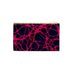 Hot Web Pink Cosmetic Bag (XS) Back