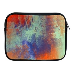 Abstract in Green, Orange, and Blue Apple iPad 2/3/4 Zipper Cases