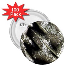 Brilliant Metal 5 2.25  Buttons (100 pack) 