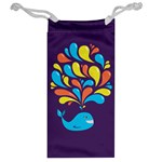 Colorful Happy Whale Jewelry Bags Back