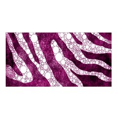 Purple Zebra Print Bling Pattern  Satin Shawl by OCDesignss