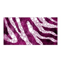 Purple Zebra Print Bling Pattern  Satin Wrap by OCDesignss