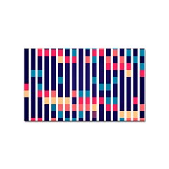Stripes And Rectangles Pattern Sticker Rectangular (10 Pack) by LalyLauraFLM