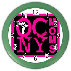 Ocnymoms Logo Color Wall Clocks