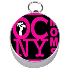 Ocnymoms Logo Silver Compasses by OCNYMOMS