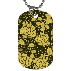 Floral Wallpaper Forest Dog Tag (one Side) by ImpressiveMoments