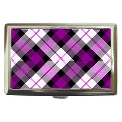 Smart Plaid Purple Cigarette Money Cases by ImpressiveMoments