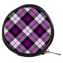 Smart Plaid Purple Mini Makeup Bags by ImpressiveMoments