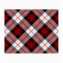 Smart Plaid Red Small Glasses Cloth by ImpressiveMoments