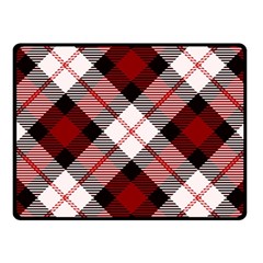 Smart Plaid Red Fleece Blanket (small) by ImpressiveMoments
